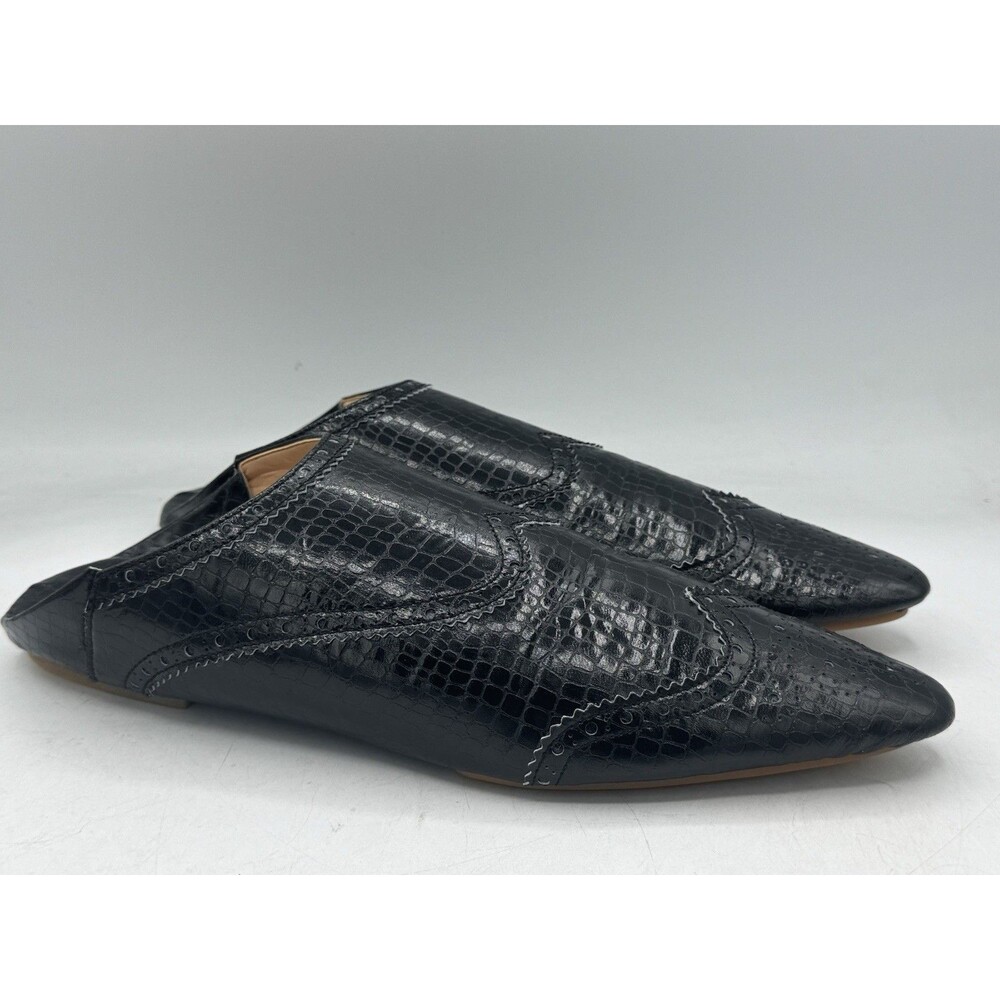 TAO x Comme des Garçons Western Style Leather Slippers Crocodile Men’s Size 7.5